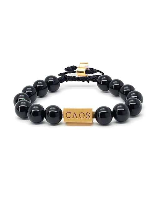Pulsera Caos Baalam con acabado chapa de oro 18K