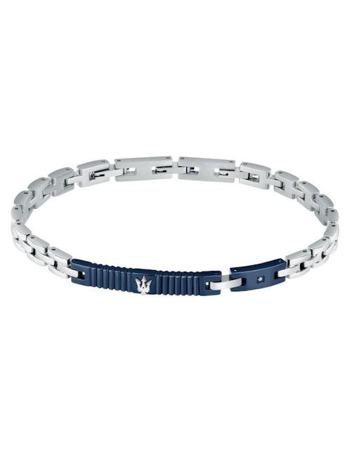 Pulsera Maserati de acero Inoxidable con acabado brillante