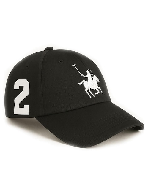 Gorra visera curva correa ajustable casual Polo para hombre