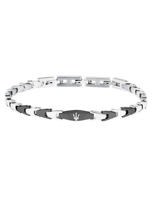 Pulsera Maserati Iconic con acabado brillante