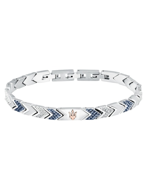 Pulsera Maserati Iconic con acabado brillante