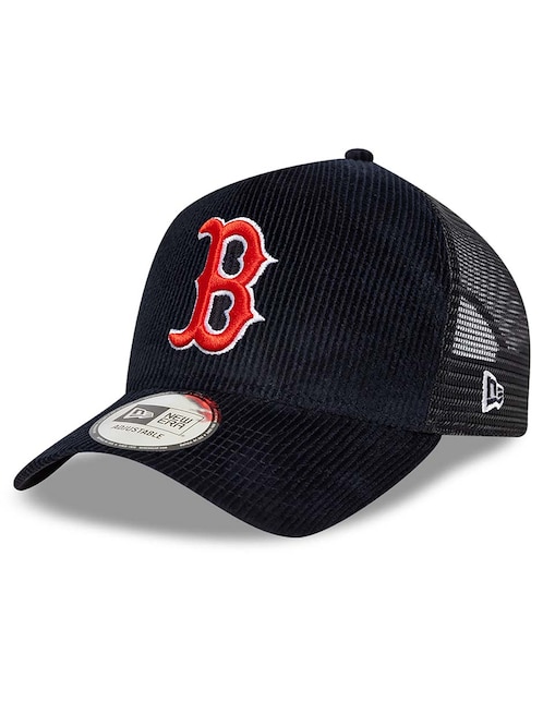 Gorra visera curva snapback para béisbol New Era Cord Boston Red Sox unisex