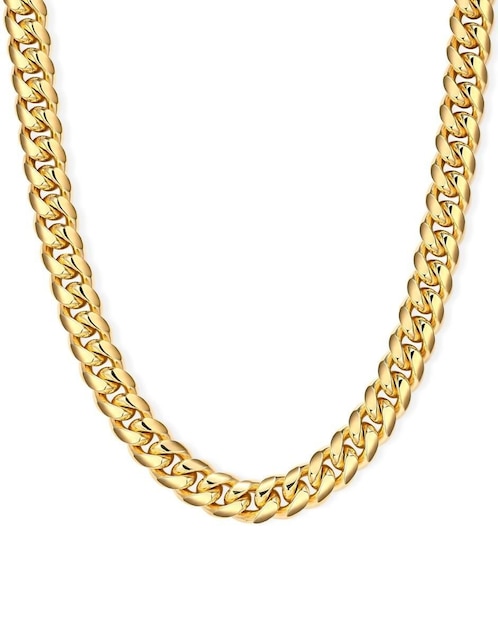 Collar Caos Horus de baño de oro 18 K