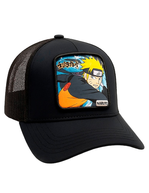 Gorra visera curva snapback Naruto para hombre