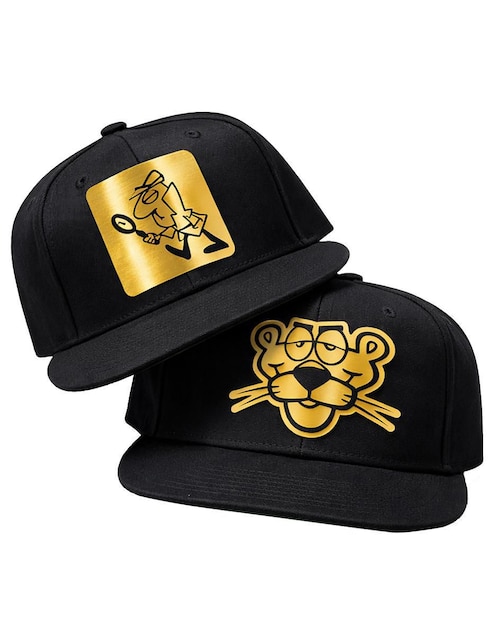 Set gorra visera plana snapback casual Knite Pink Panther unisex