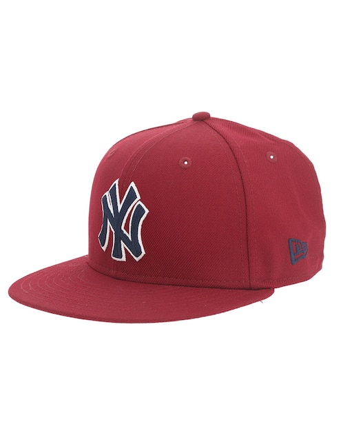 Gorra visera plana cerrada para béisbol New Era Seasonal Chain Stitch New York Yankees para hombre