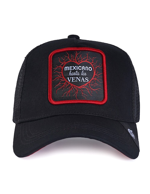 Gorra visera curva broche Pook Hasta las venas unisex