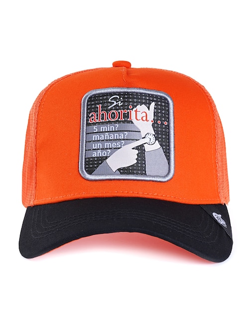 Gorra visera curva broche Pook Si ahorita unisex