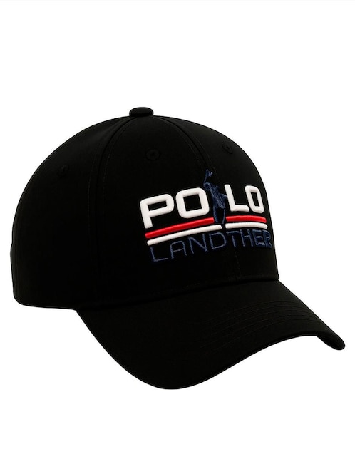 Gorra visera curva velcro Polo para hombre