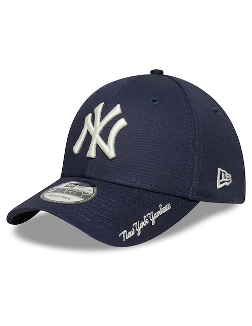Gorra visera curva correa ajustable para béisbol New Era Mlb New York Yankees para adulto