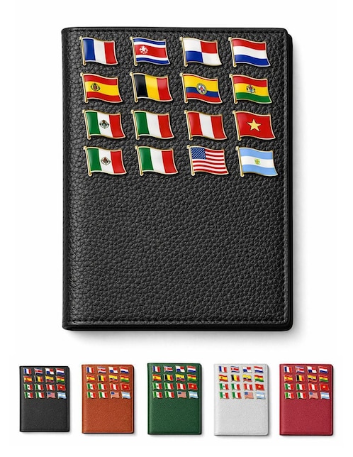 Porta pasaporte Macassar