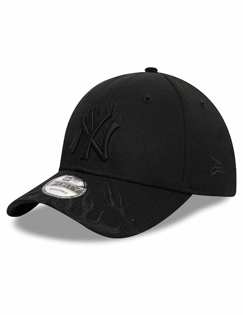 Gorra visera curva correa ajustable para béisbol New Era Flames MLB New York Yankees para adulto