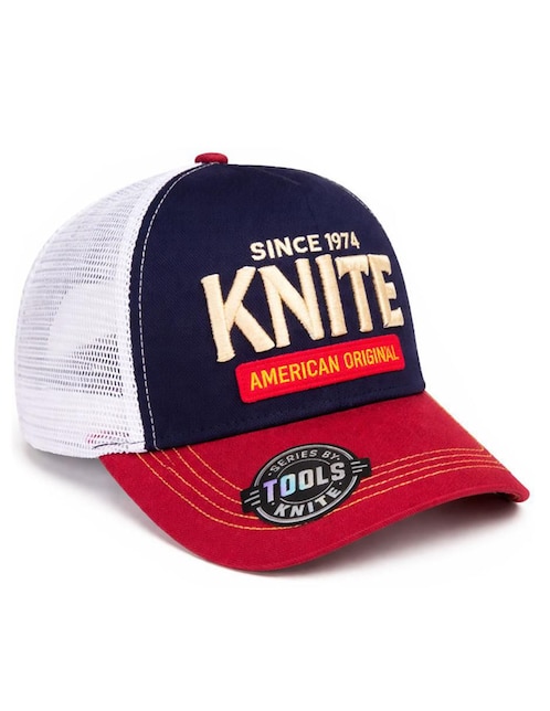Gorra visera curva snapback casual Knite Tools American para hombre