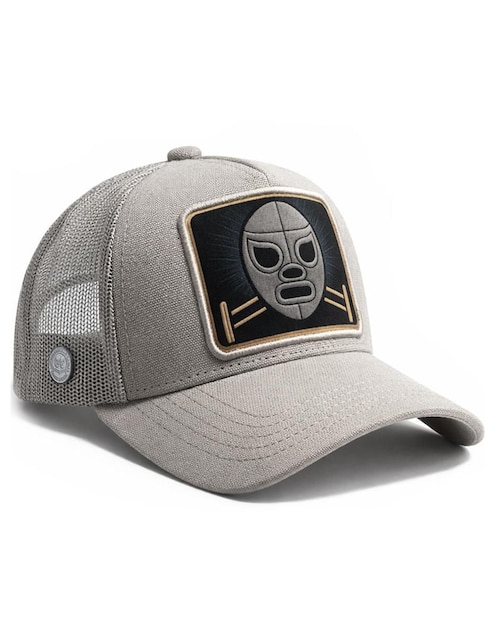 Gorra visera curva snapback casual Knite Lucha Libre Saint para hombre