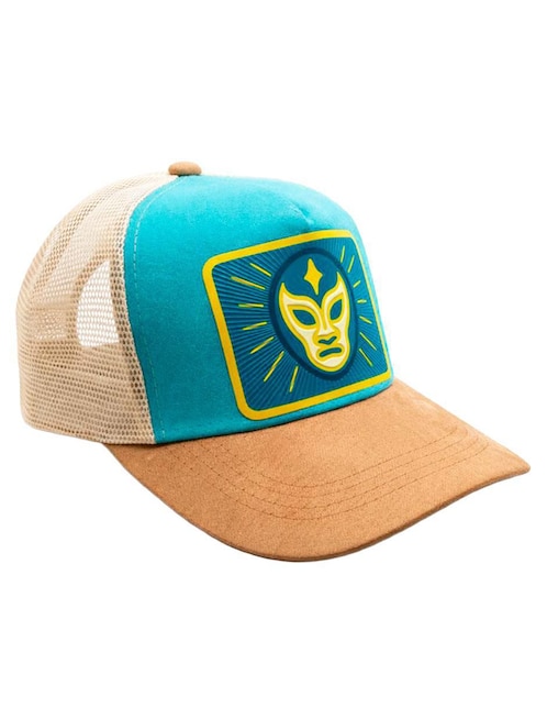 Gorra visera curva snapback casual Knite Luchas Aquafight para hombre