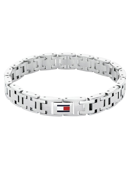 Pulsera Tommy Hilfiger H-Link acabado brillante