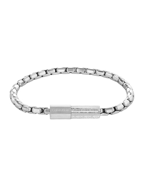 Brazalete Calvin Klein Contoured Barrel acabado brillante