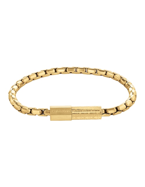 Brazalete Calvin Klein Contoured Barrel acabado brillante