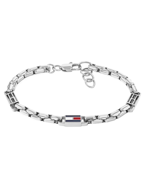 Pulsera Tommy Hilfiger 3D Flag Metal acabado pulido