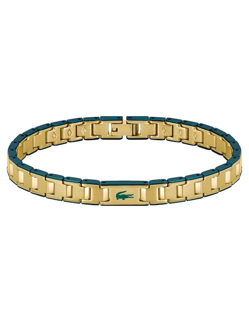 Brazalete Lacoste Metropole Edge acabado brillante