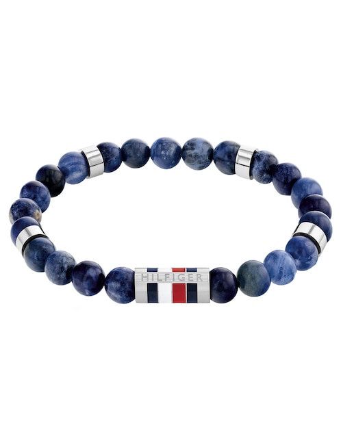 Pulsera Tommy Hilfiger con sodalita Beads acabado lustre
