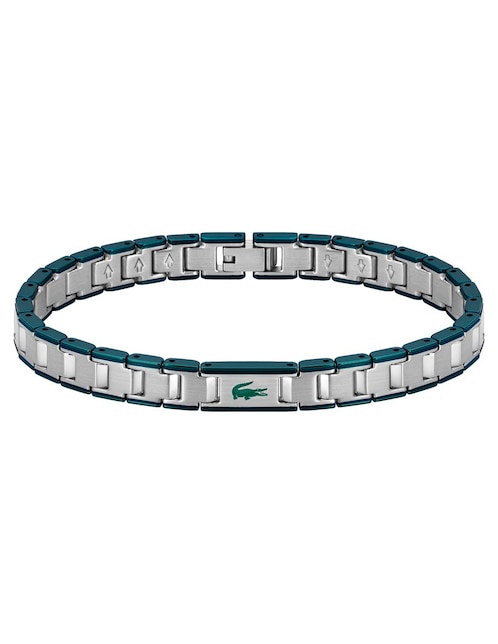 Brazalete Lacoste Metropole Edge acabado brillante
