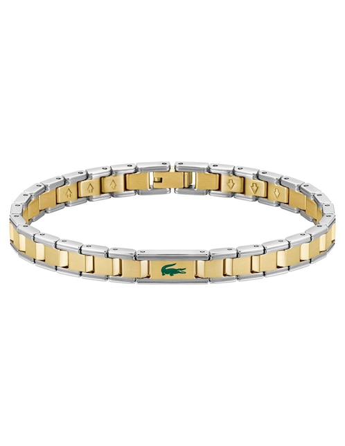 Brazalete Lacoste Metropole Edge acabado brillante