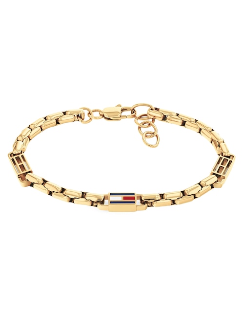 Pulsera 3D Flag Metal acabado pulido 1