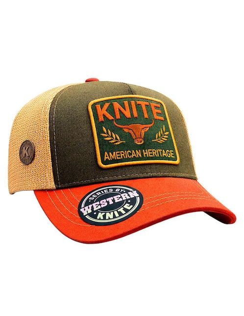 Gorra visera curva snapback casual Knite para hombre