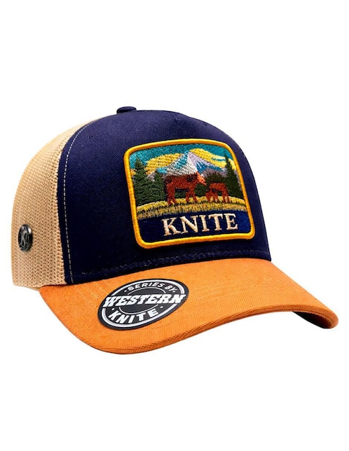 Gorra visera curva snapback knite para hombre