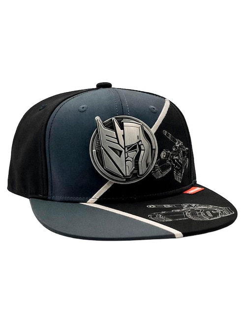 Gorra visera plana snapback casual Transformers Megatron para hombre