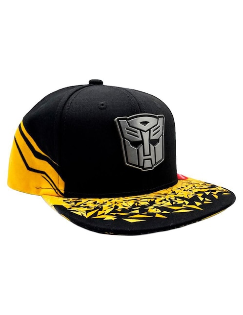 Gorra visera plana snapback casual Transformers para hombre