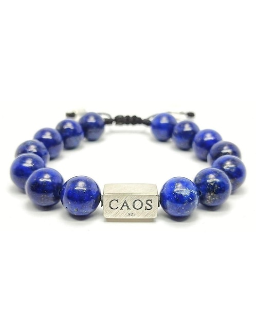 Pulsera Caos de plata Venation acabado brillante