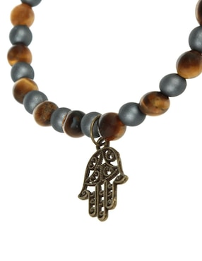 Brazalete Virginstone con acabado liso