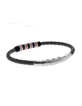 Pulsera Kpenko de acero inoxidable con acabado tejido