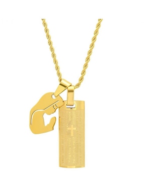 Dije de cruz Amore Mio Vigen de Guadalupe de zirconia
