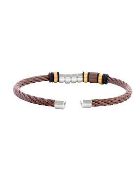 Pulsera Kpenko de acero inoxidable con acabado tejido