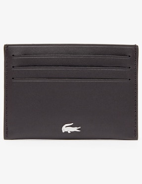 Tarjetero Lacoste de piel para hombre