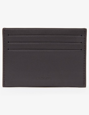 Tarjetero Lacoste de piel para hombre