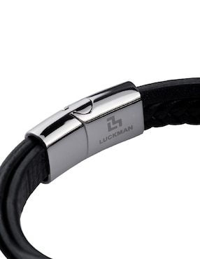Pulsera Luckman con acabado pulido