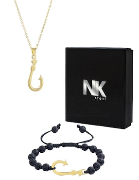 Set De Joyería NK Steel Acero Inoxidable