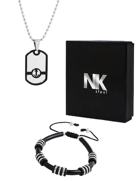 Set De Joyería NK Steel Acero Inoxidable