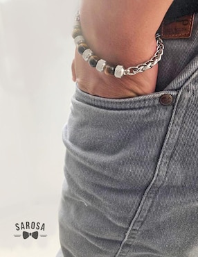 Pulsera Sarosa Lux con acabado pulido