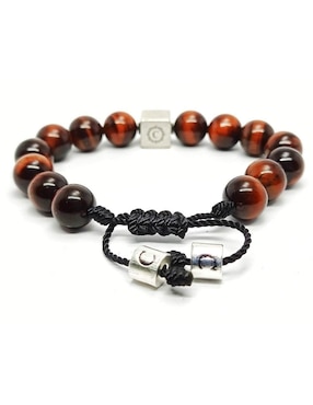 Pulsera Caos nabucco  de plata acabado brillante