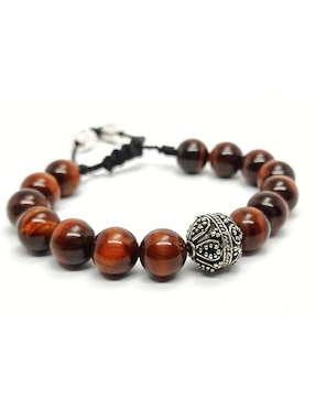 Pulsera Caos nabucco de plata acabado brillante
