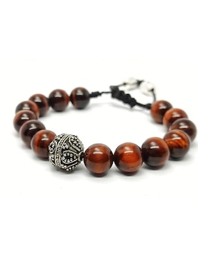 Pulsera Caos nabucco de plata acabado brillante