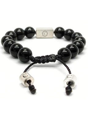 Pulsera Caos de plata acabado brillante