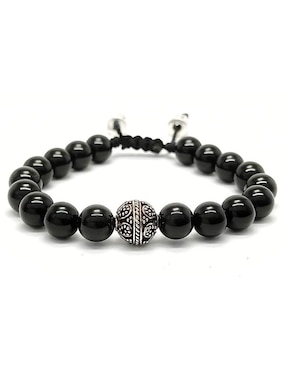 Pulsera Caos de plata acabado brillante