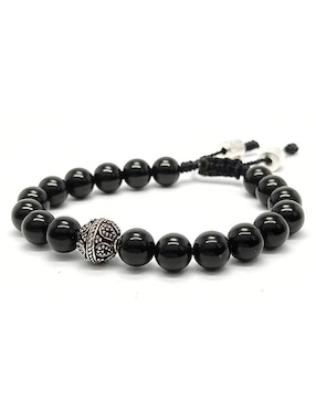 Pulsera Caos de plata acabado brillante