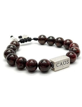 Pulsera Caos de plata acabado brillante